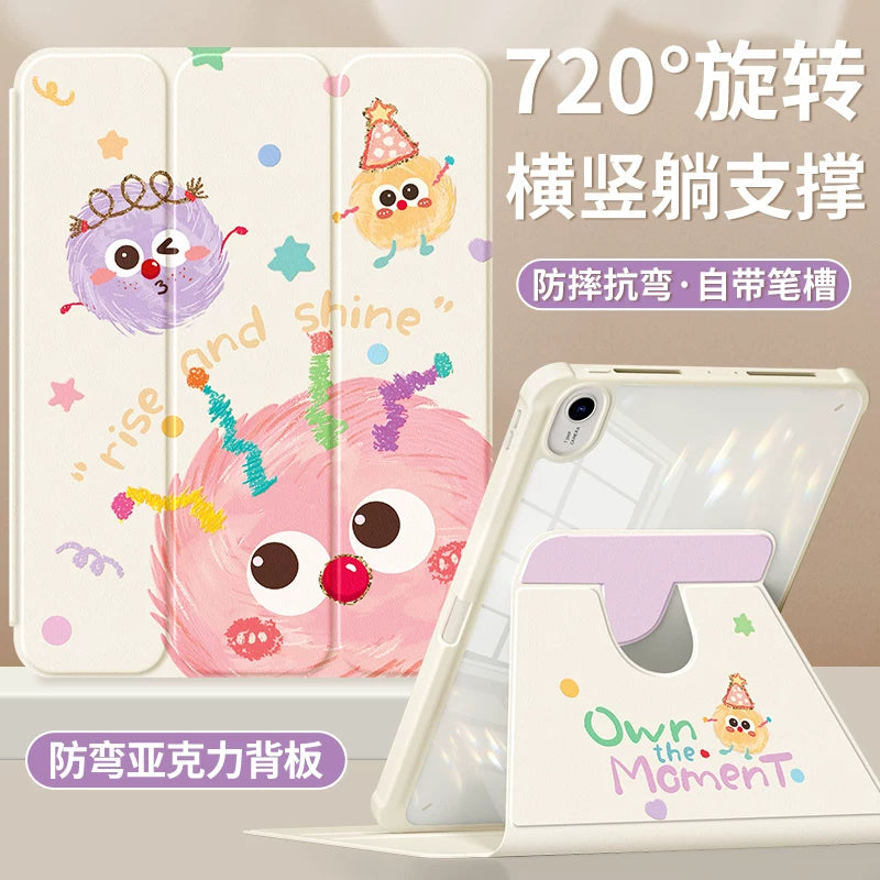 QBOSS For Huawei matepad115s protective case 2024 new air flat case 10.4 inch matepadSE with pen slot 2023 For Honor 11.5s anti-drop x8pro briquettes Tablet Accessories