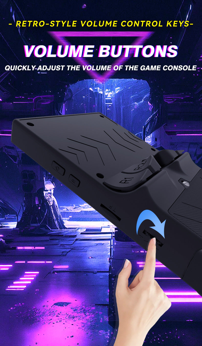 4.0 4" inch XF40V IPS HD Linux wifi 3D big joysticks RGB 4000mAh  rechargable PSP games Handheld  Player console