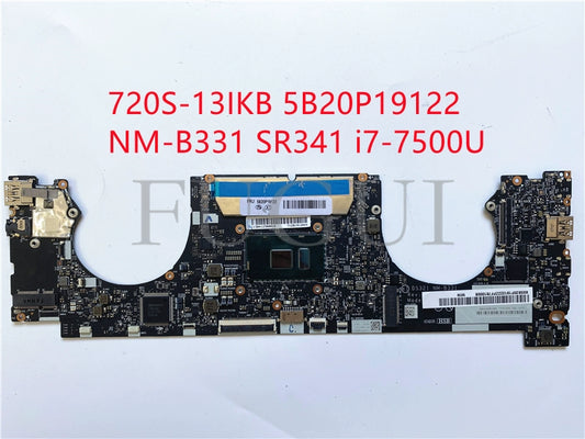 (Shipping fee not include)  motherboard system board 720S-13IKB 5B20P19122 NM-B331 SR341 i7-7500U