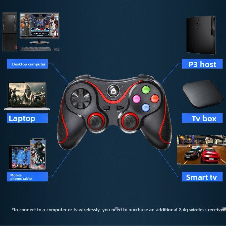 Eating chicken mobile game peripherals X3 mobile phone wireless bluetooth gamepad smart TV computer universal handheld