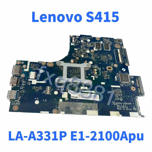 (Shipping fee not include)适用于Lenovo S415 主板 LA-A331P E1-2100Apu AMD HD 8500M 1G原装