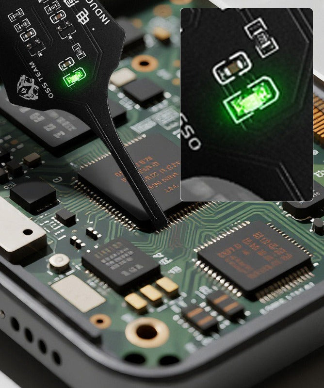 JRR inductance tester mobile phone maintenance and testing, electronic main board inductance fault investigation, electromagnetic induction measuring instrument repair tools