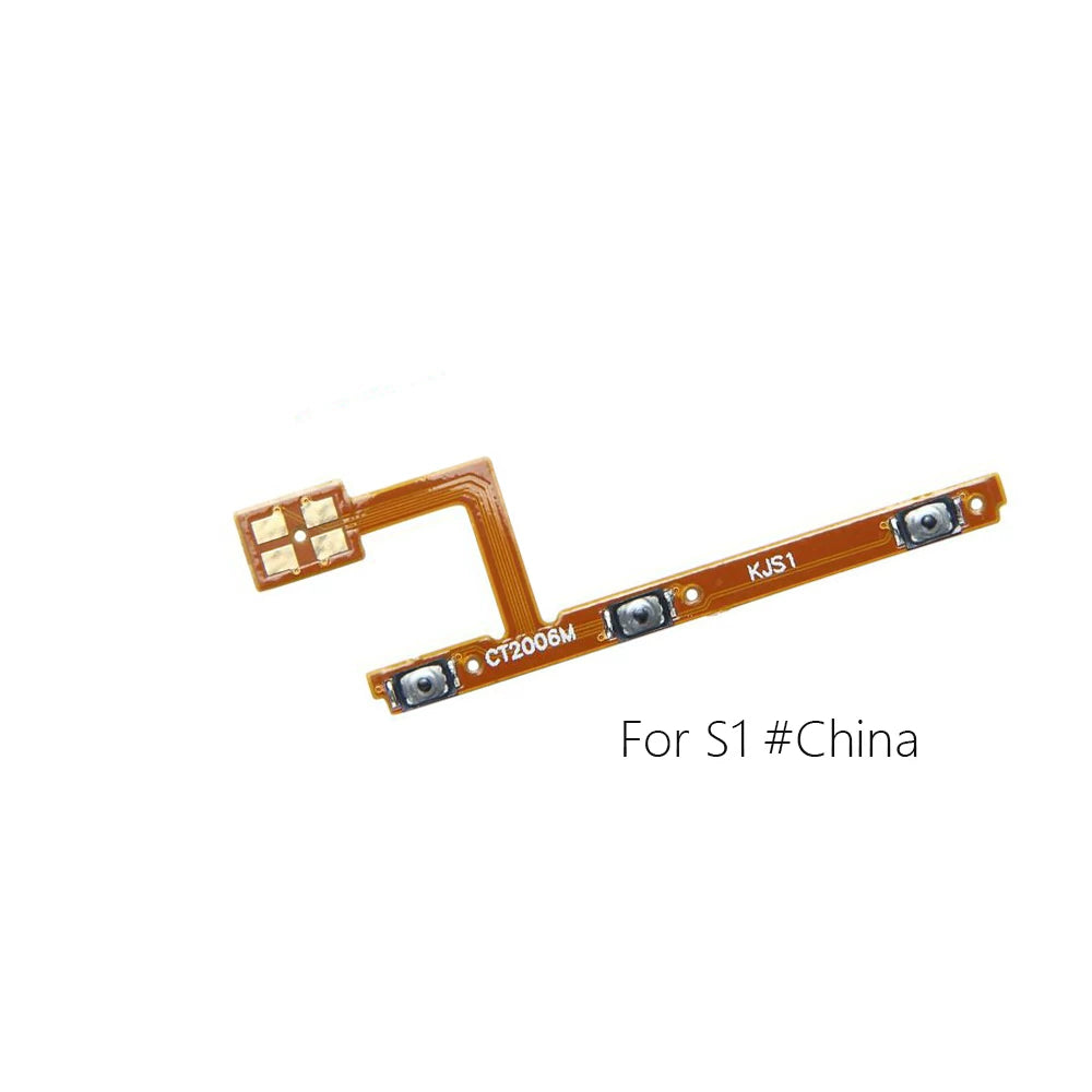 For Vivo S1 S1Pro S5 S6 S7 S9 S10e S12 S15e Power cable Switch on of ribbon volume flex