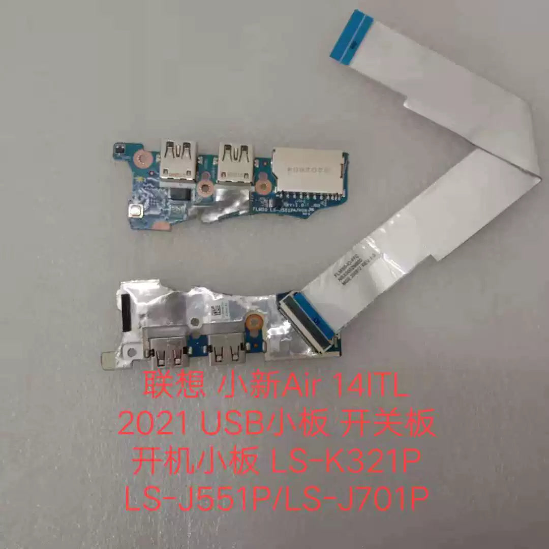 Original Lenovo Xiaoxin Air 14ITL 2021 USB Small Board Switch Board LS-J701P J551P K321