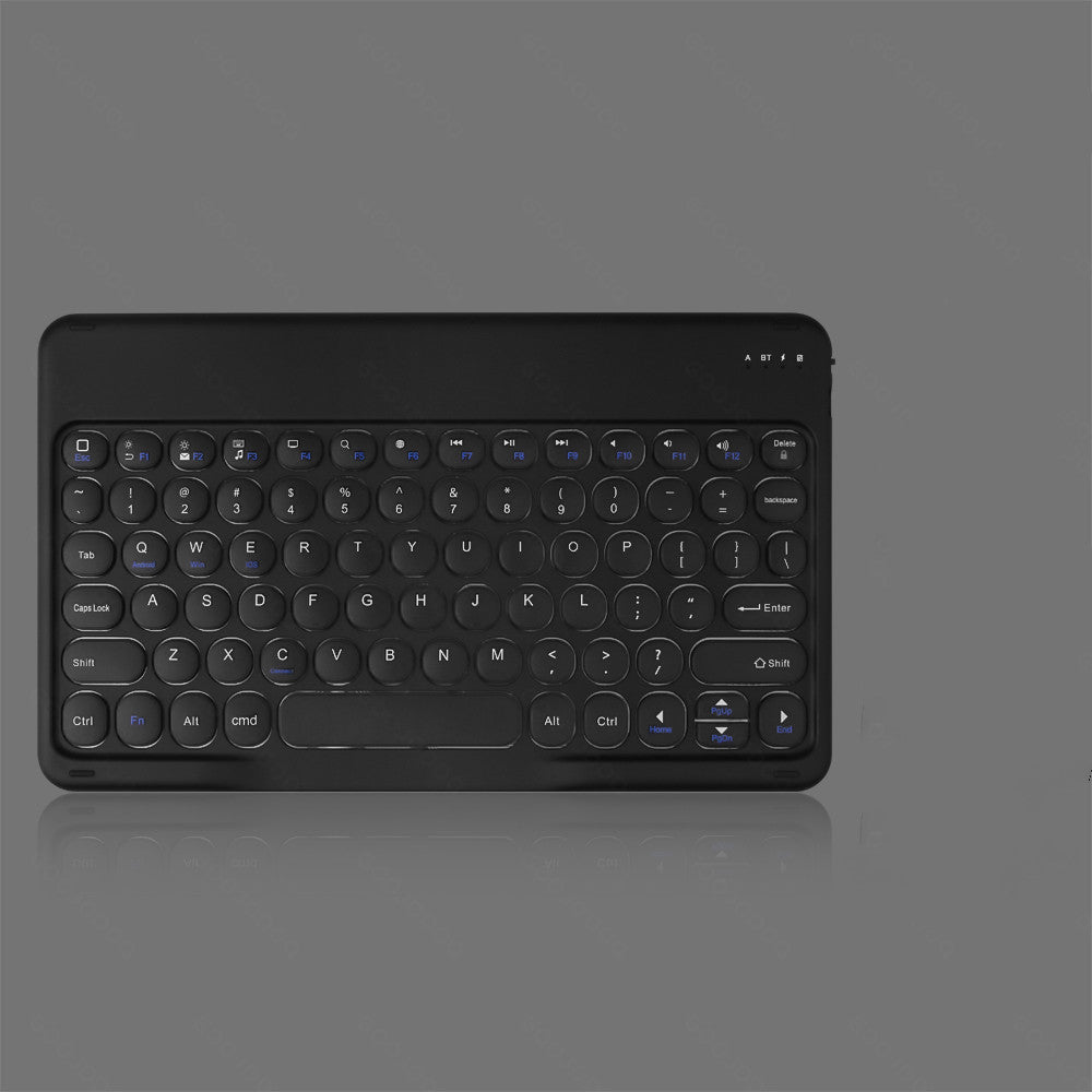 Samsung ipad keyboard phone iPhone tablet round key bluetooth keyboard protective Accessories