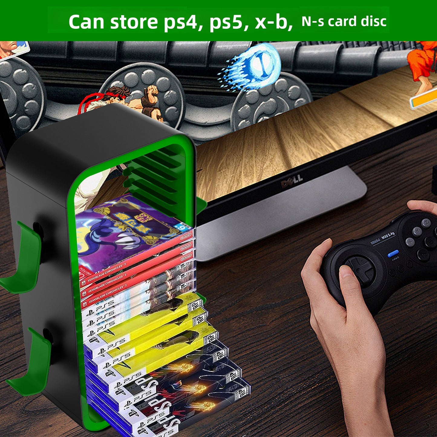 Xbox Multifunction PS5 Game Disc Holder Game Small Disc Holder Storage Rack without Double Charge KP06