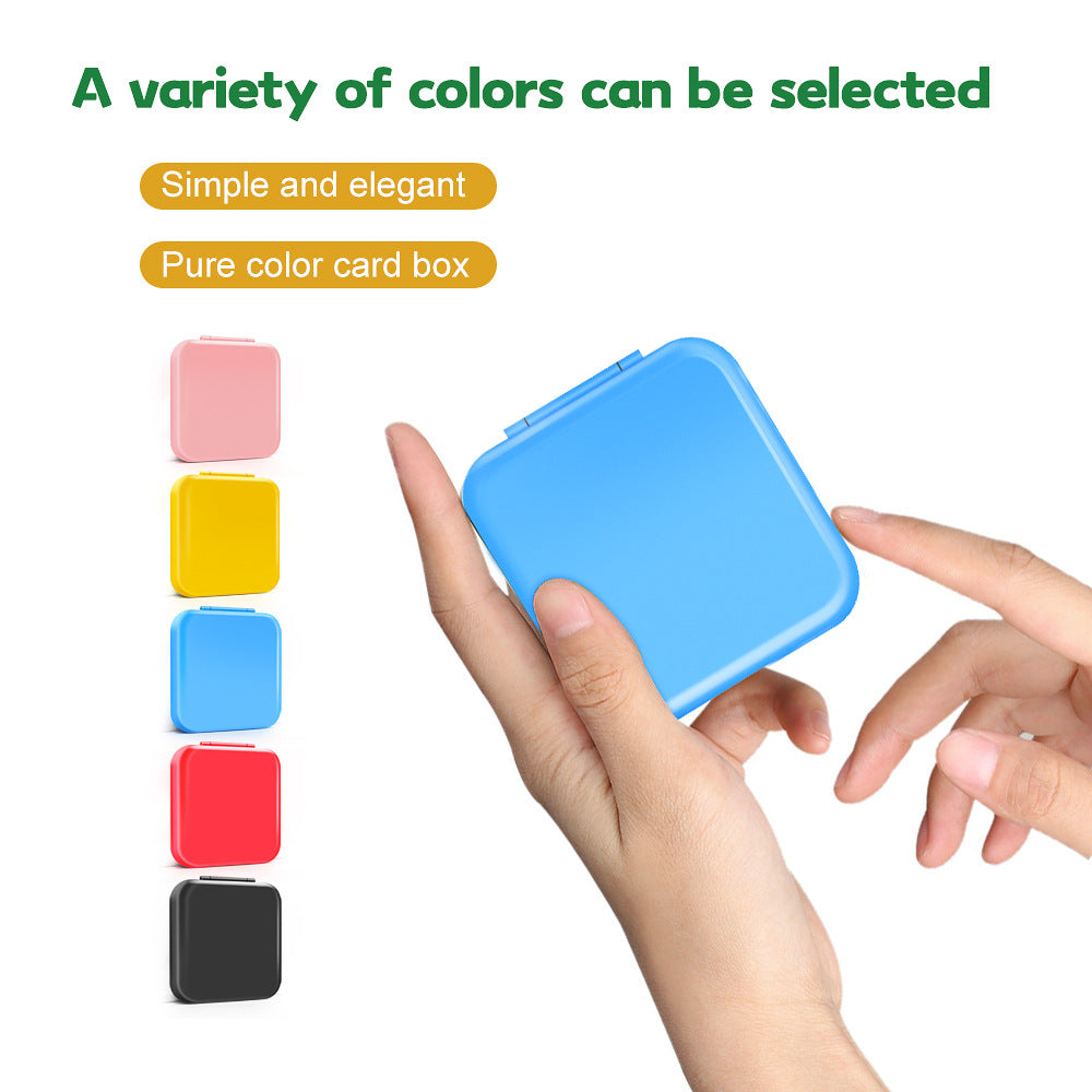Switch card box switch game card storage box, silicone liner to protect the game card, skin-friendly feel