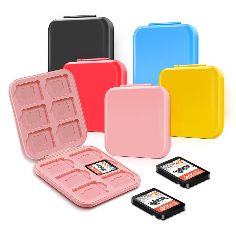 Switch card box switch game card storage box, silicone liner to protect the game card, skin-friendly feel