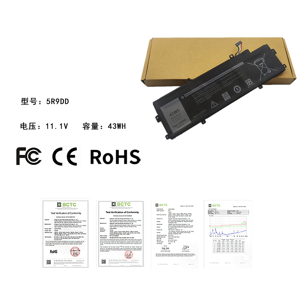 (Shipping fee not include)for Dell /Dell Chromebook 11 (3120) P22T KTCCN   repalcement battery 5R9DD