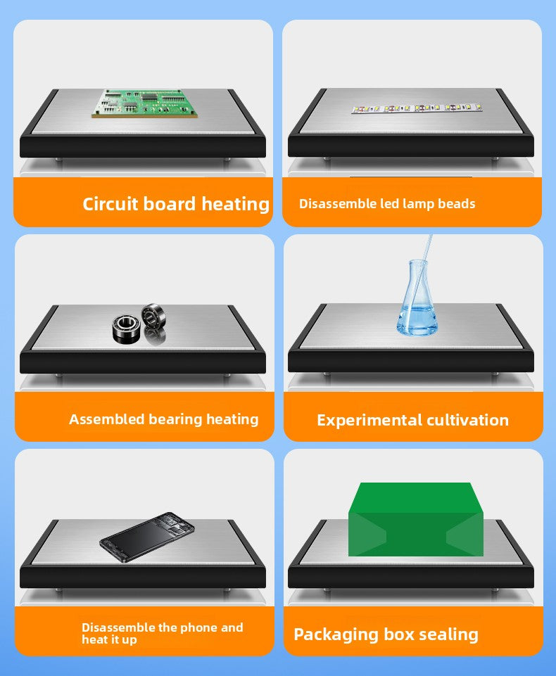 Constant temperature heating station, mobile phone repair, screen removal, LED lamp bead removal and soldering station, heating plate welding BGA preheating station
