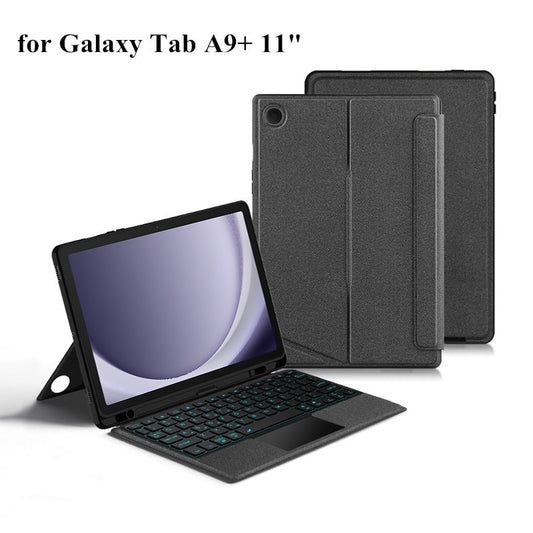 Applicable Samsung A9Plus Tablet Keyboard Case 11 inch SM-X210 Microcontrol Bluetooth Backlit Keyboard Holder protective Accessories