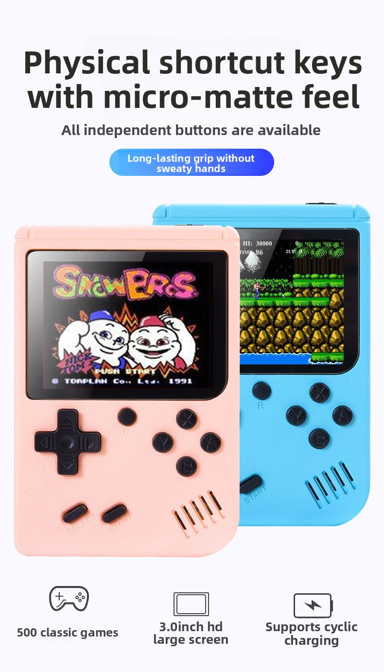 3" inch HD X7 special 400 classic games  SUP 400 500 in one rechargale Handheld Game  Player console  Mini handheld game console 400 in 1