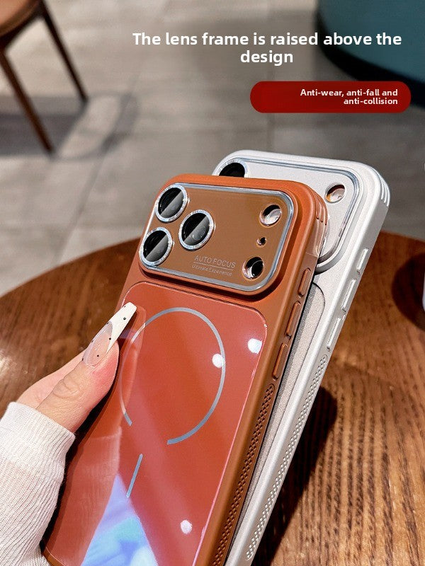 Ice heat dissipation Magnetic suction For iPhone 18promax mobile phone case New iPhone17 with lens film All-inclusive protection 16Pro Side heat dissipation and breathability 15 men's and women's cases Phone Accessories