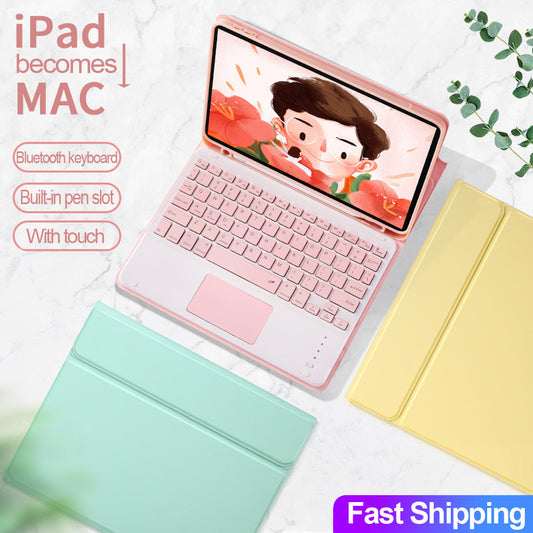 Applicable to 2022 iPad 10th generation 10.9 inch tablet Bluetooth keyboard 11 protective case 10.2 touch keyboard air4protective Accessories