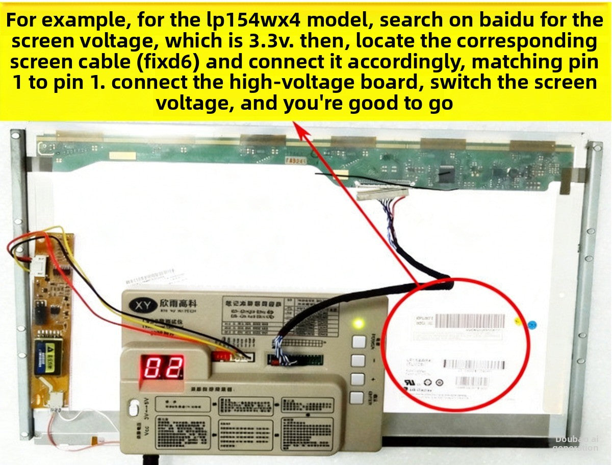 77 Programs LVDS LCD Screen display Tester Laptop LVDS Panel Test Tester Tool Laptop Repair tools