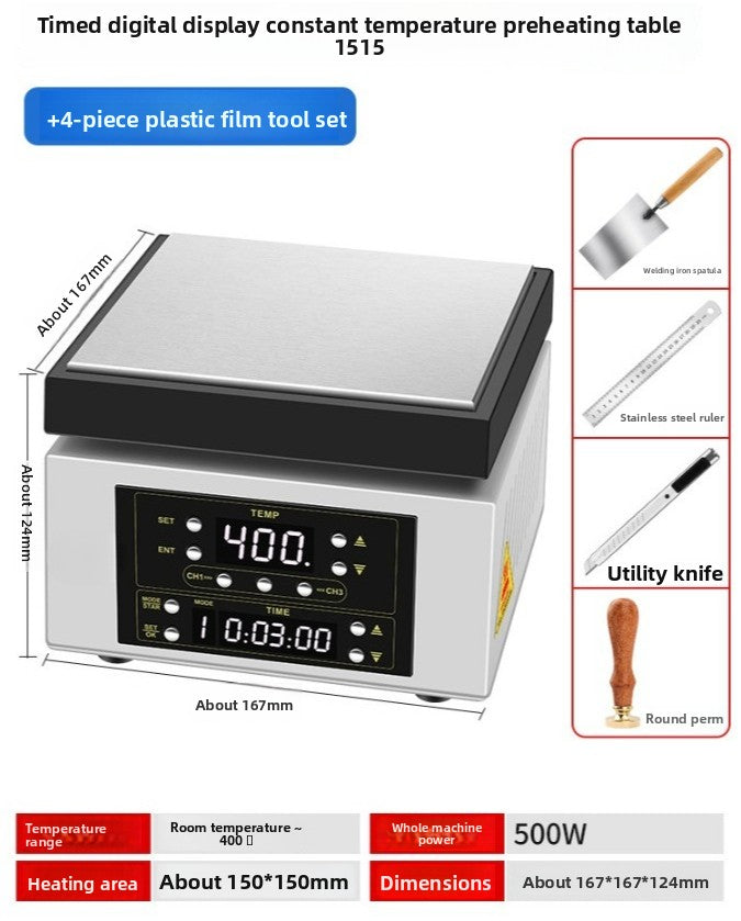Constant temperature heating station, mobile phone repair, screen removal, LED lamp bead removal and soldering station, heating plate welding BGA preheating station