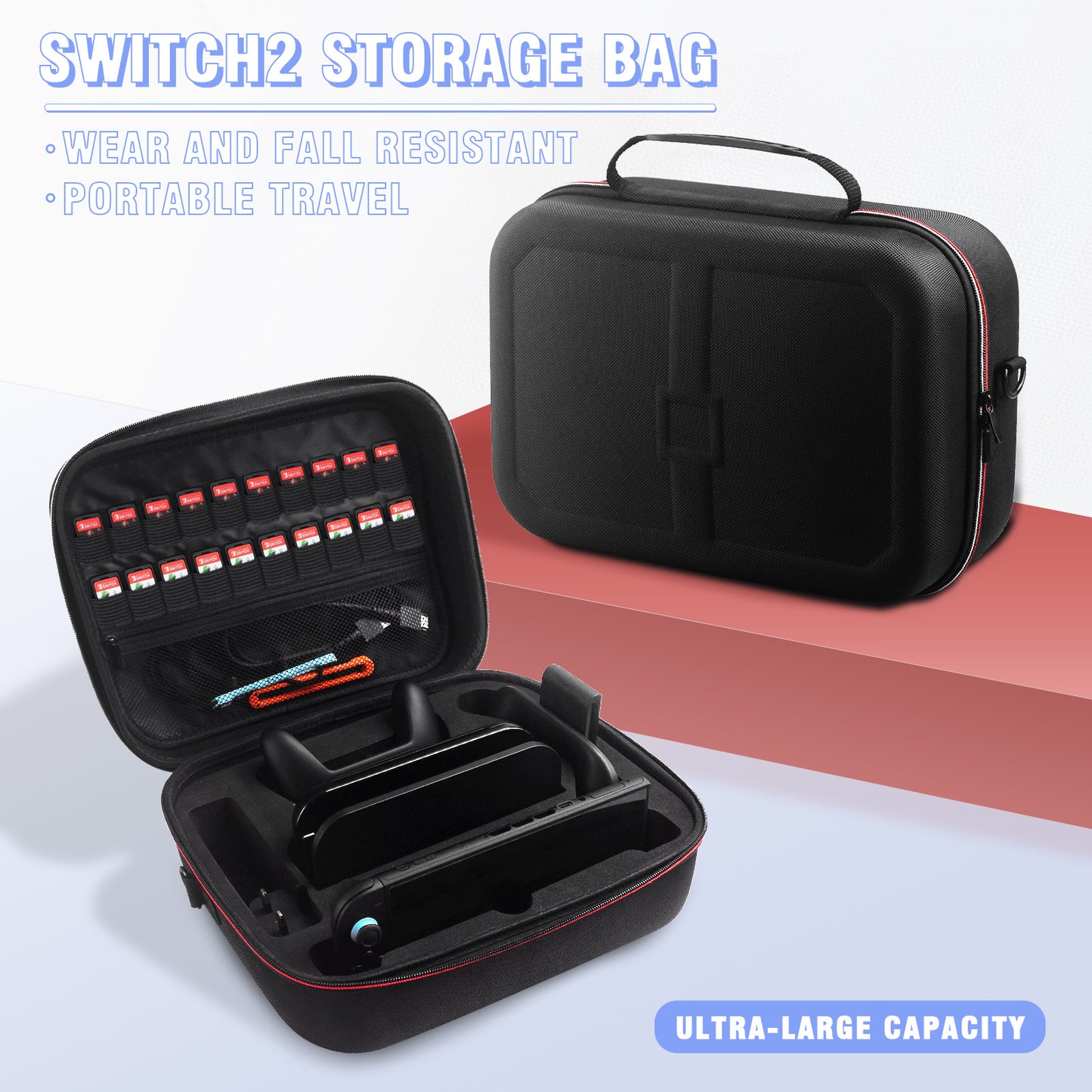 SWITCH 2 host large bag suitable for Nintendo Switch storage bag, body accessories storage messenger bag