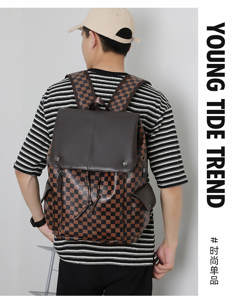 laptop bag Backpack men's backpack retro travel bag Luxury fashion  all-in-one large capacity original computer bag 电脑包