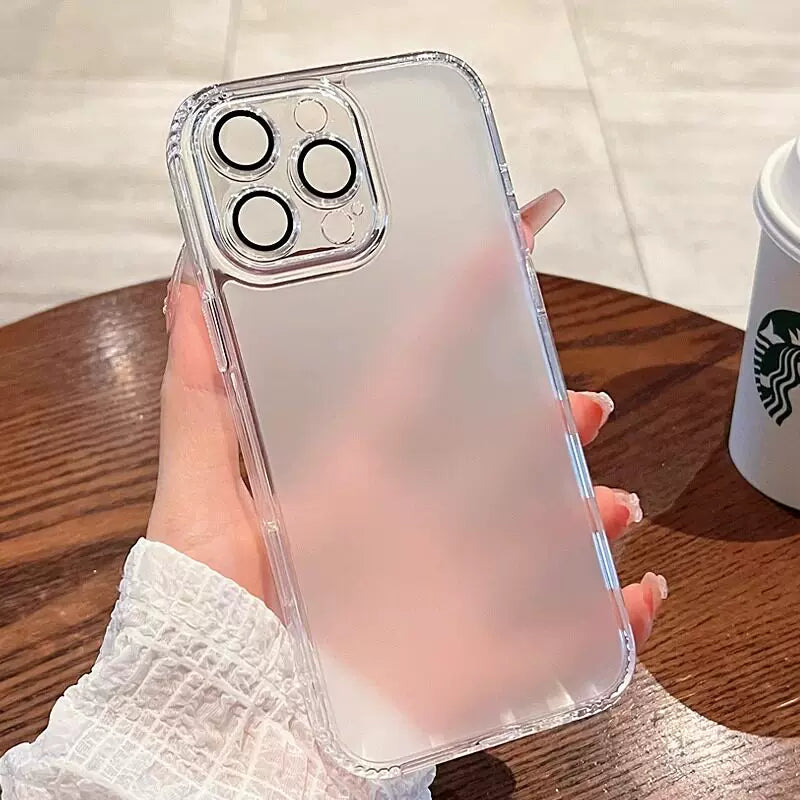 All-inclusive with camera button for iPhone 17promax mobile phone case New iPhone16 Magnetic suction tape Lens film Airbag anti-drop 17pro Full transparency Advanced sense 16pro Simple shell Phone accessories