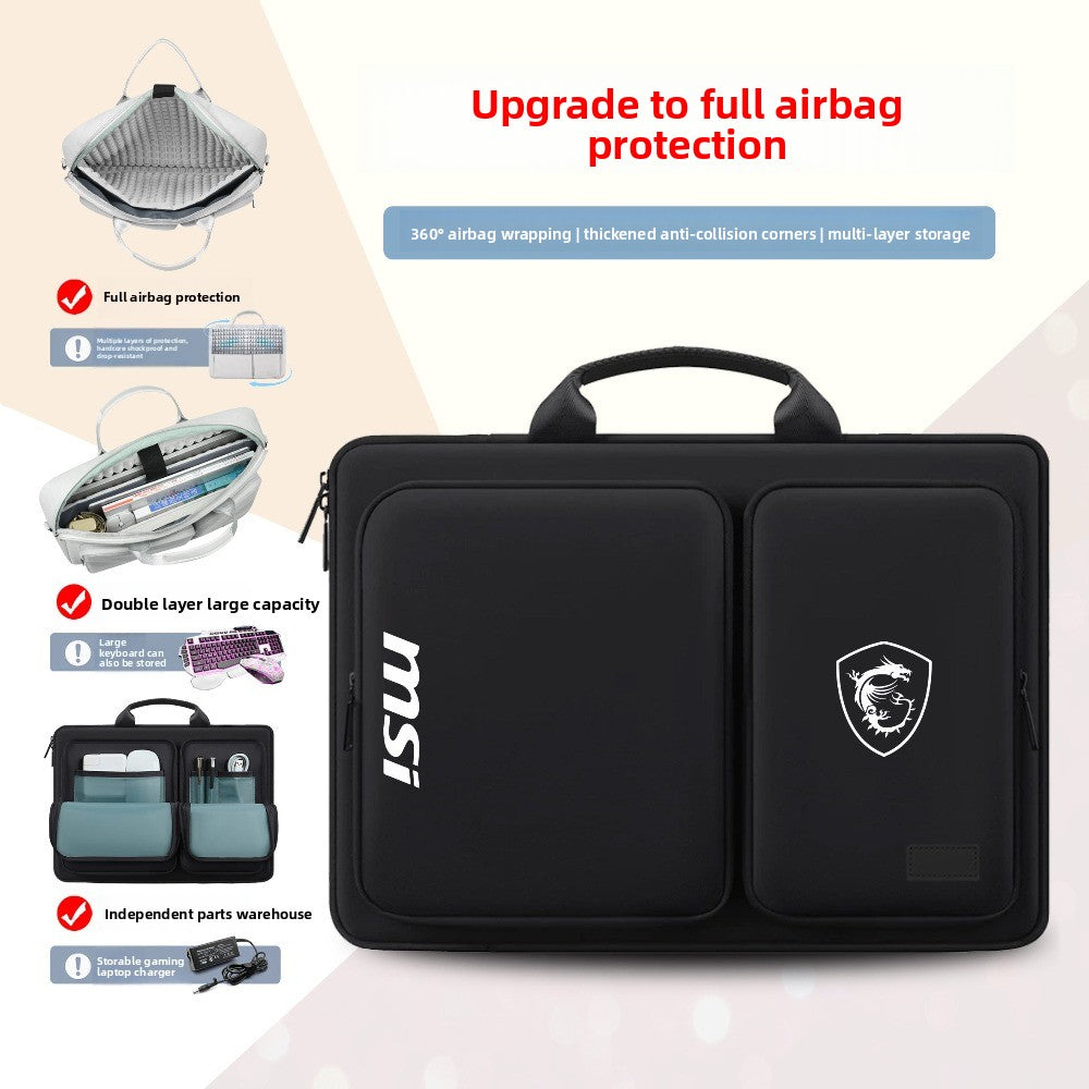MSI Cyborg 15.6 inch, computer bag Katana GF66 Titan GP78 waterproof, notebook bag 17.3 inch, shoulder bag, protective computer bag.