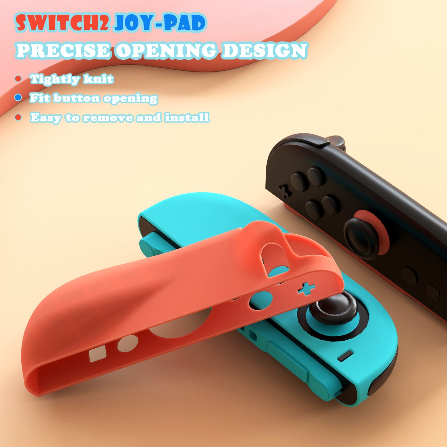 Suitable for Nintendo Switch 2 Silicone Case Suitable for Nintendo Switch 2 Handle Case Fuel Injection