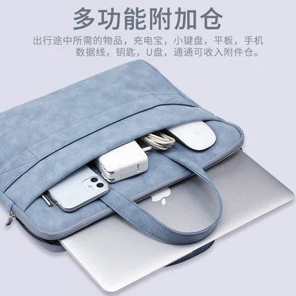 Laptop bag for apple macbookair 13 inch huawei 14 lenovo small new dell asus a bean 16 notebook macbook liner 15.6mac protective case air female pro male