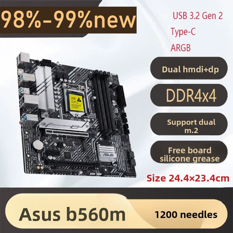 GAMING Computer ASUS H410M-F b460m plus h510 b560 z490 10th 11th generation 1200pins main board b460m Gigabyte H410m MSI b560m H510m Asus z490 z490 B560M GAMING TUF ASUS B460m plus wifi hdmi vga M.2 10th/11th motherboard