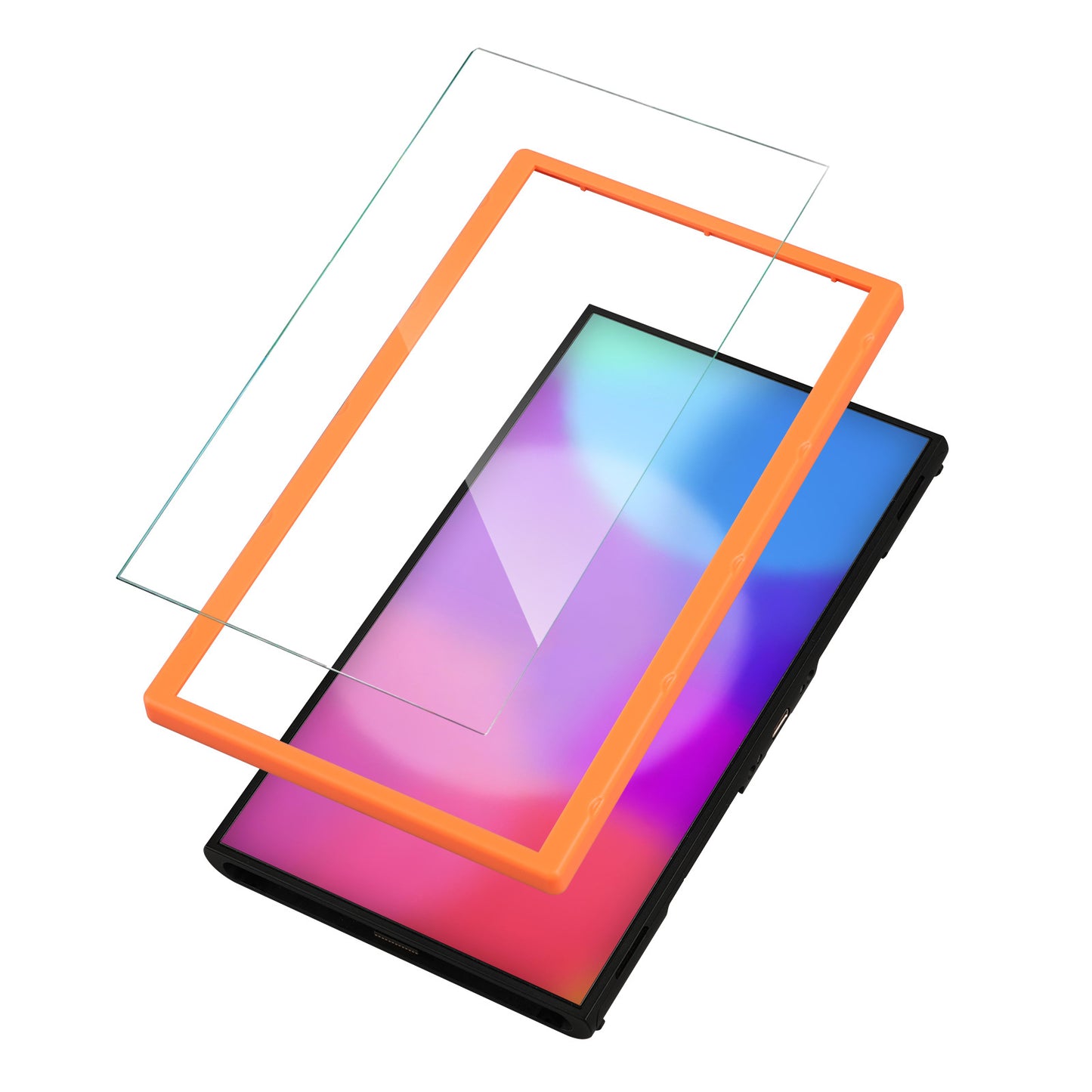 Suitable for Nintendo Switch 2 host tempered glass film plus film compartment Switch tempered film plus positioning frame