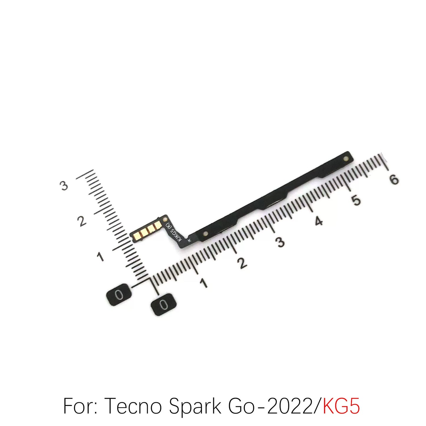 For Tecno Camon20 Spark7 10Pro Power cable Switch on of ribbon flex CK6n CK7n KE5 KF6 K17