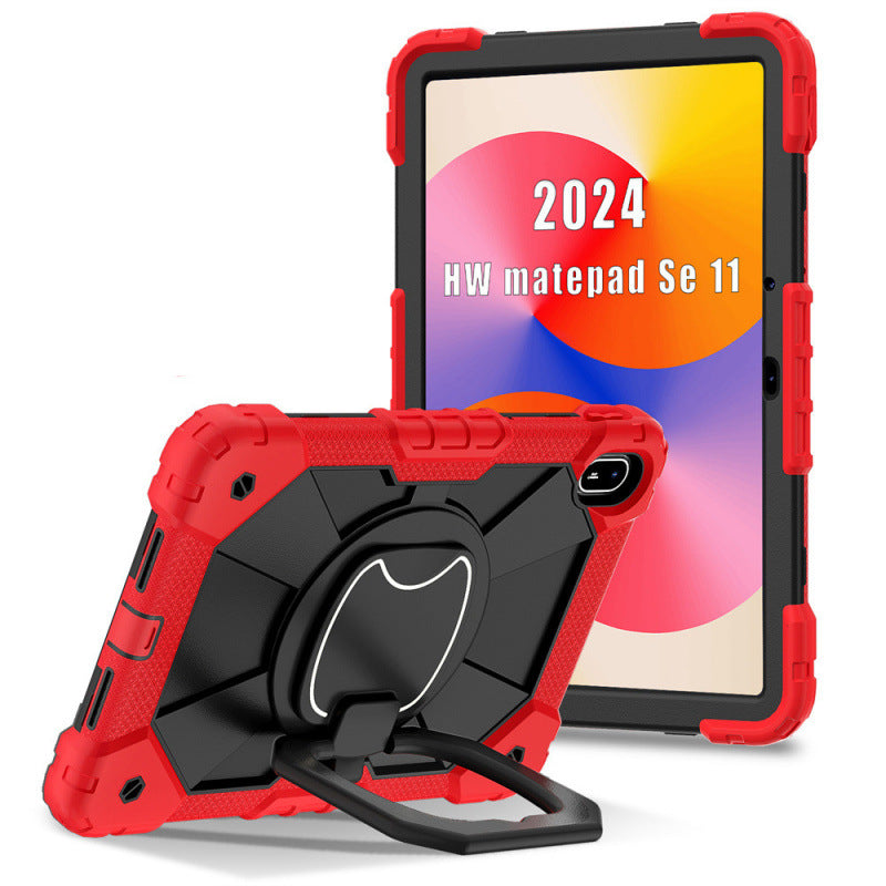 Suitable for Huawei tablet PC protective case Matepad 11.5S inch 2024 anti-drop 360 bracelet rotating bracket protective Accessories