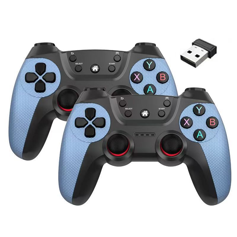 Wireless Doubles 2.4G Gamepad One-to-Two Double Play Compatible PC/Game Stick TV Box Controller