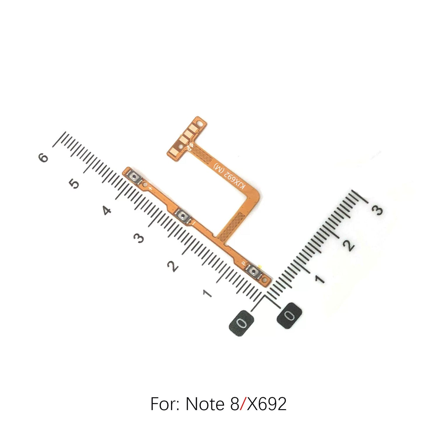 For Tecno Note7 Note8 Note10 Note12 Note30 Power cable Switch on of ribbon flex