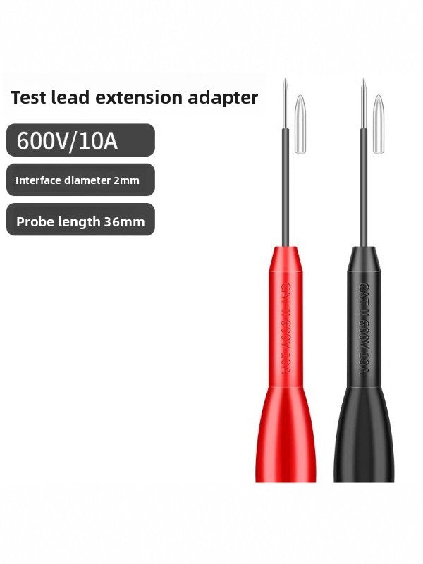 Multimeter probe pen extra tip steel needle thin needle adapter lengthened extension replacement needle can be broken thread Repair tools