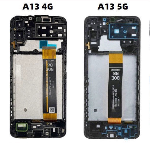 For Samsung A13 4g A135F screen assembly A13 5G A136 LCD screen display with frame inside and outside