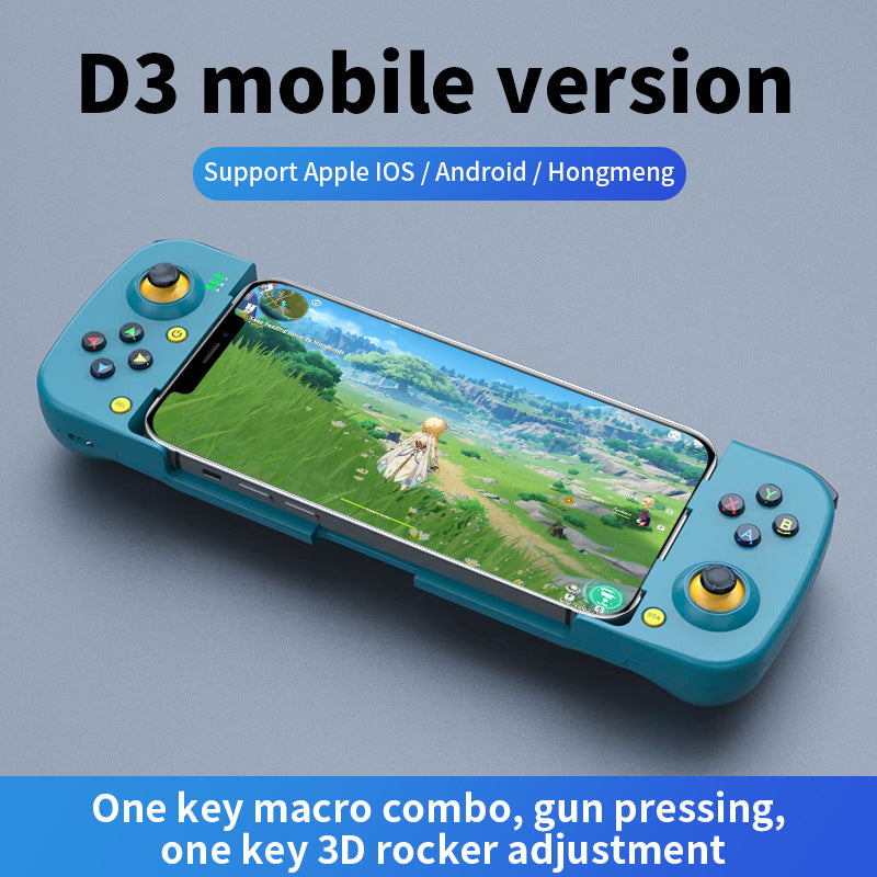 D3 wireless mobile phone gamepad Bluetooth 5.0 Android ios direct connection MFI Bluetooth stretching gamepad to eat chicken