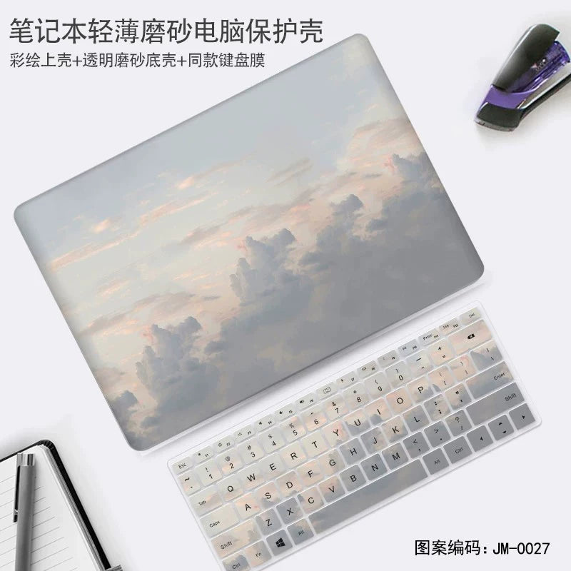 Oil painting wind protective case for Huawei 11 "12" 13 "14" 15 "16" matebook 14 MateBook XPro 16S 13S MateBook D14/SE Honor MagicBook X 15 16 protective case, notebook case film Laptop accessories