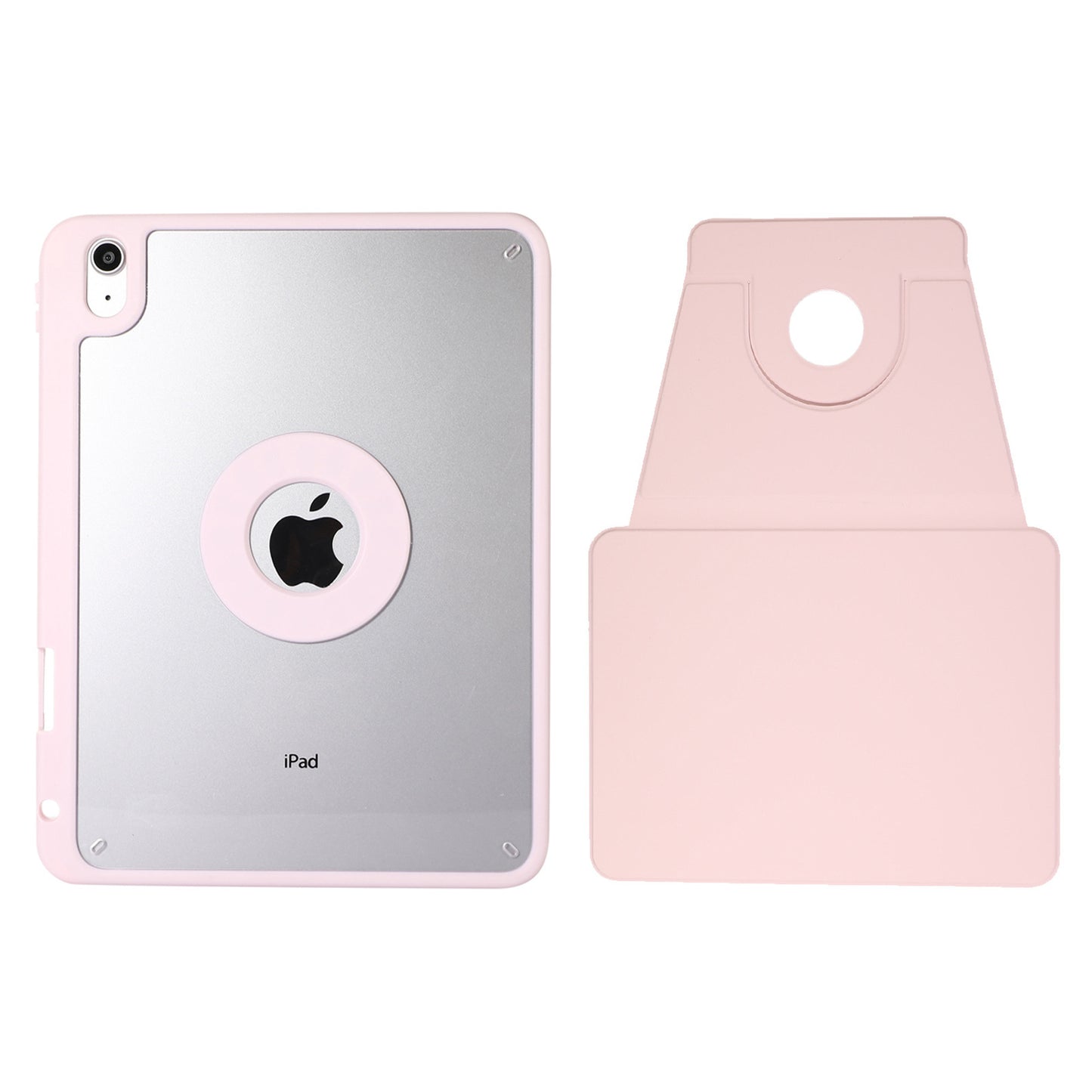 For iPad Air45 Rotating Magnetic Ring Separation Acrylic Flat Cover Pro13 Book Pen Slot Protective Accessories