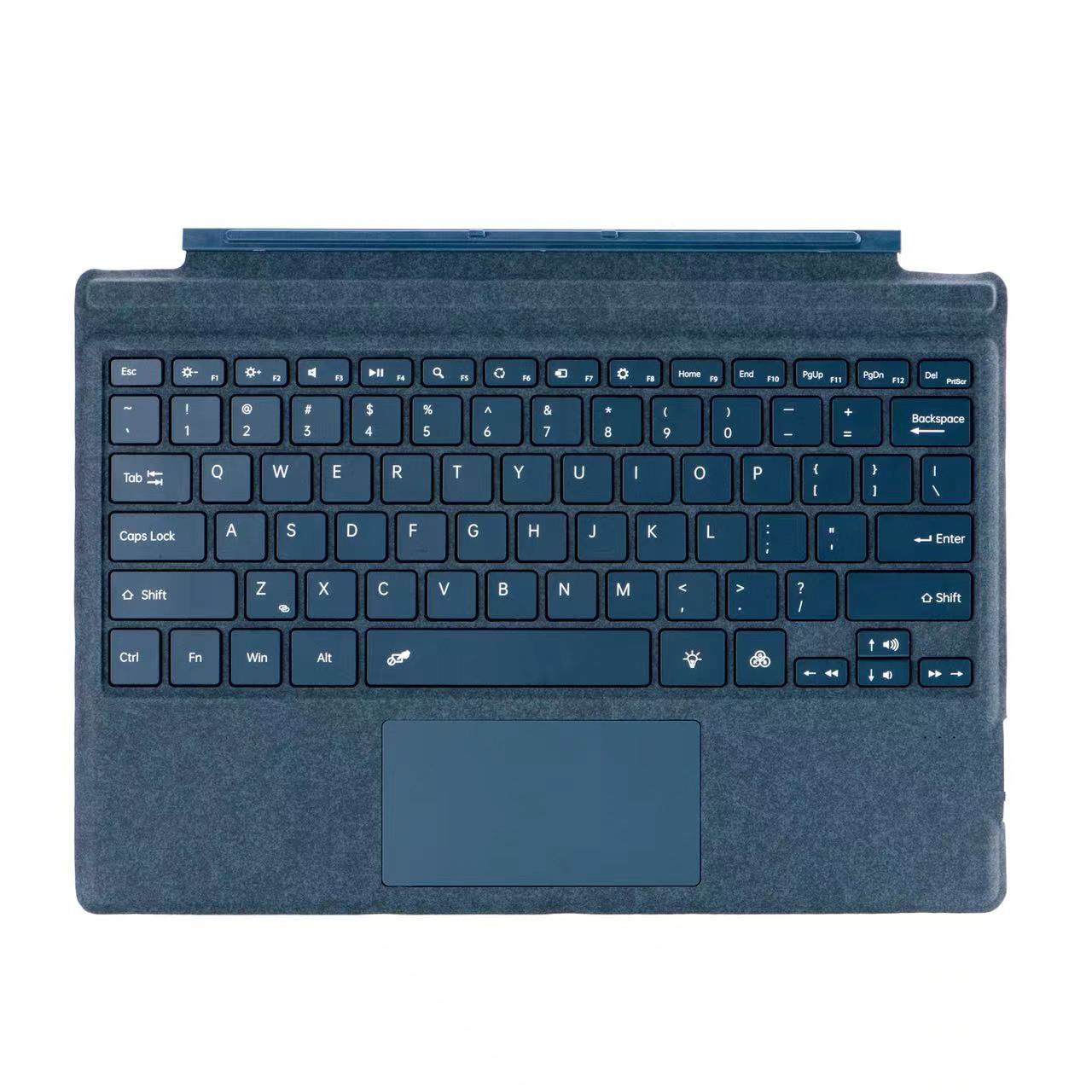 Suitable for surface pro3/4/5/6/7 +/8/9/10 Colorful backlight Microsoft magnetic wireless bluetooth keyboard protective Accessories