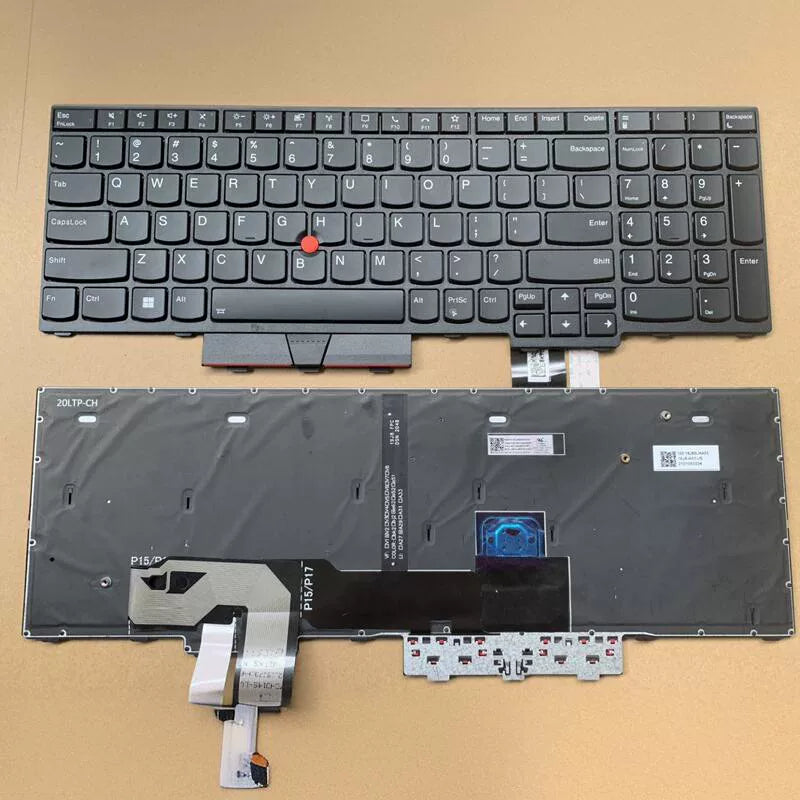 For Lenovo Thinkpad L15 Gen1 Gen2 P15V T15P T15G P17 Gen3/1 keyboard