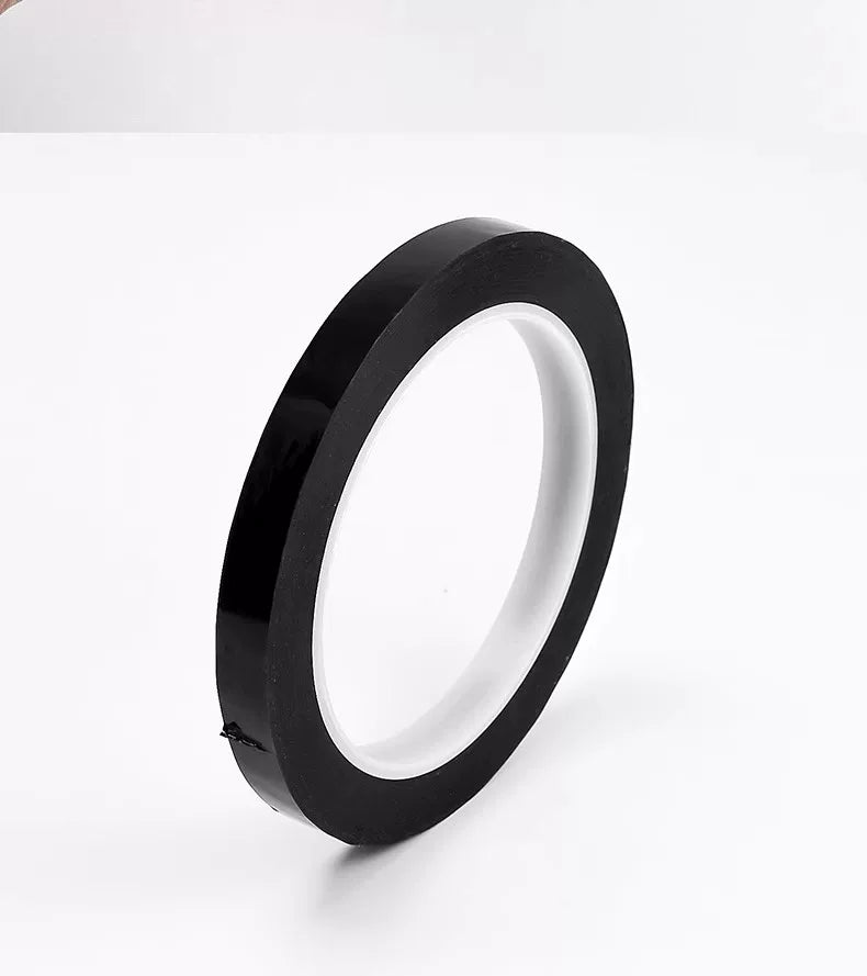 Mobile phone battery cell insulation sticker - Specialized for sealing and edge wrapping of lithium battery small boards - Black all-coverage anti-glare heat-resistant tape - Repair Tools