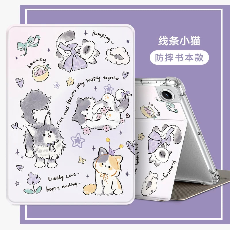 For Lenovo Xiaoxin pad 2022 protective case 2024 Lenovo tablet padpro protective case 10.6 inch padplus silicone all-inclusive edge 11.5 computer anti-drop 2020 transparent Tablet Accessories