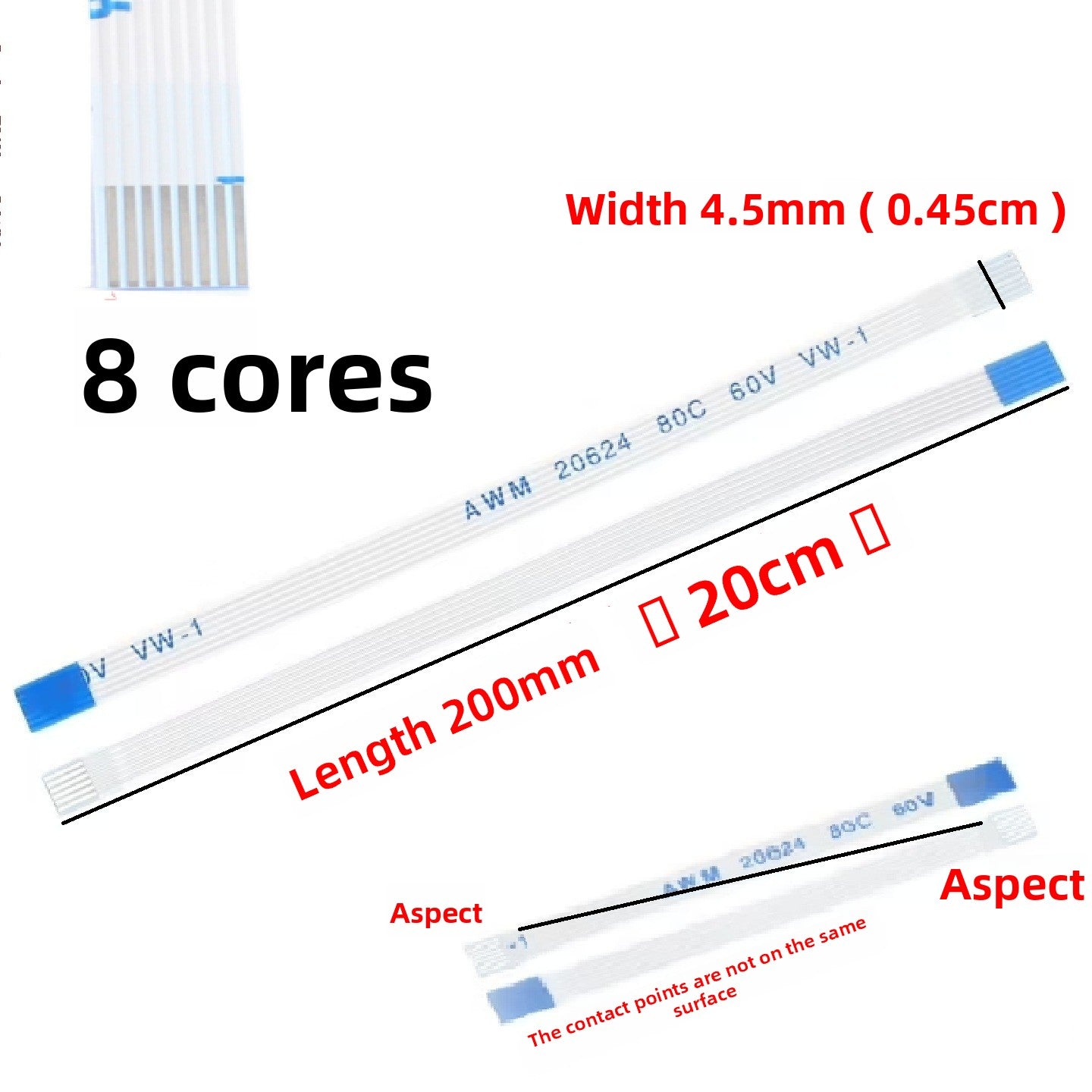 ASUS laptop touch pad flec cable X1605/V M1605 YA X1605V X450 X455 X502C X550JX X555 X503M X553M X403 A55V K55V W519L X550DP touchpad connector ribbon cable