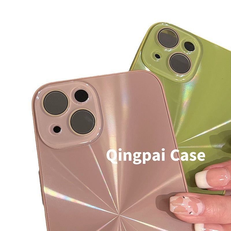 Accessories Premium light-sensitive CD pattern is suitable for Apple 15promax mobile phone case iphone13 new 14pro women's 12.