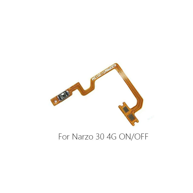 For Oppo Narzo 30 4G 30A 30Pro Narzo50 50A Power cable Switch on volume flex of ribbon