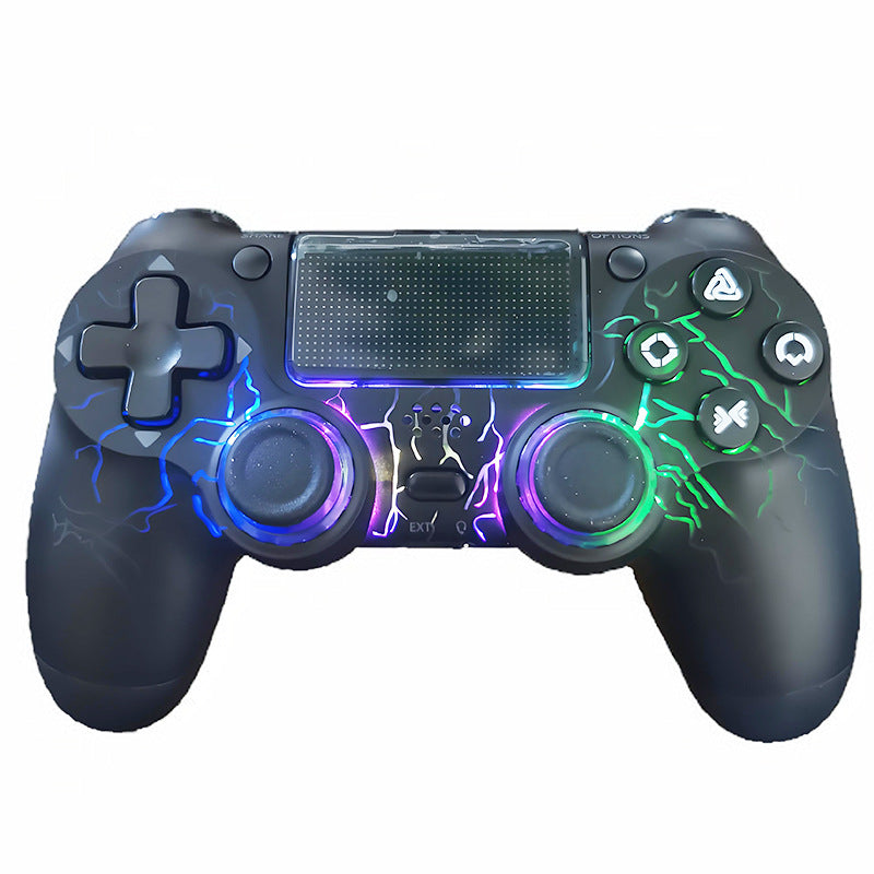 P4 wireless bluetooth handle six-axis somatosensory vibration suitable for host games p4 game console controller wholesale