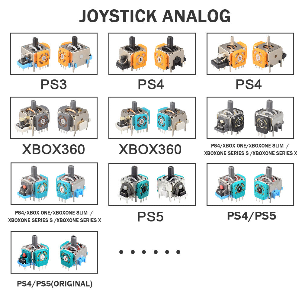 Suitable for XBOXONE joystick PS4/PS5 3D joystick switch Pro joystick potentiometer lever