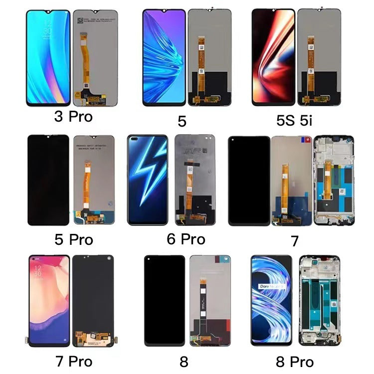 LCD touch screen assembly  for Realme 7 4G C55 C30S C51 C53 C35 C3 C11 C17 C67 digitizer glass panel display