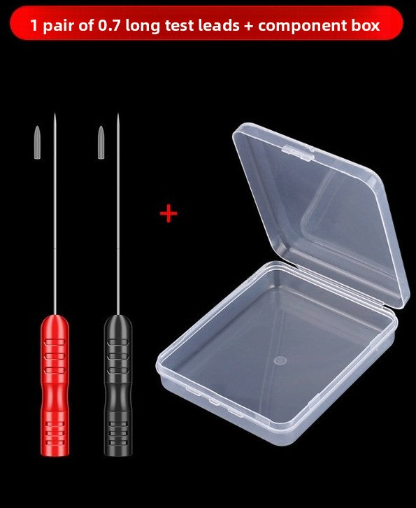 Multimeter probe pen extra tip steel needle thin needle adapter lengthened extension replacement needle can be broken thread Repair tools