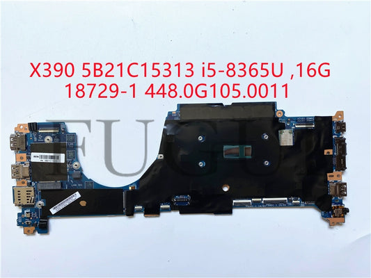 (Shipping fee not include)Lenovo/ lenovo motherboard system board X390 18729-1 i5-8365U ,16G i7-8565U 16G