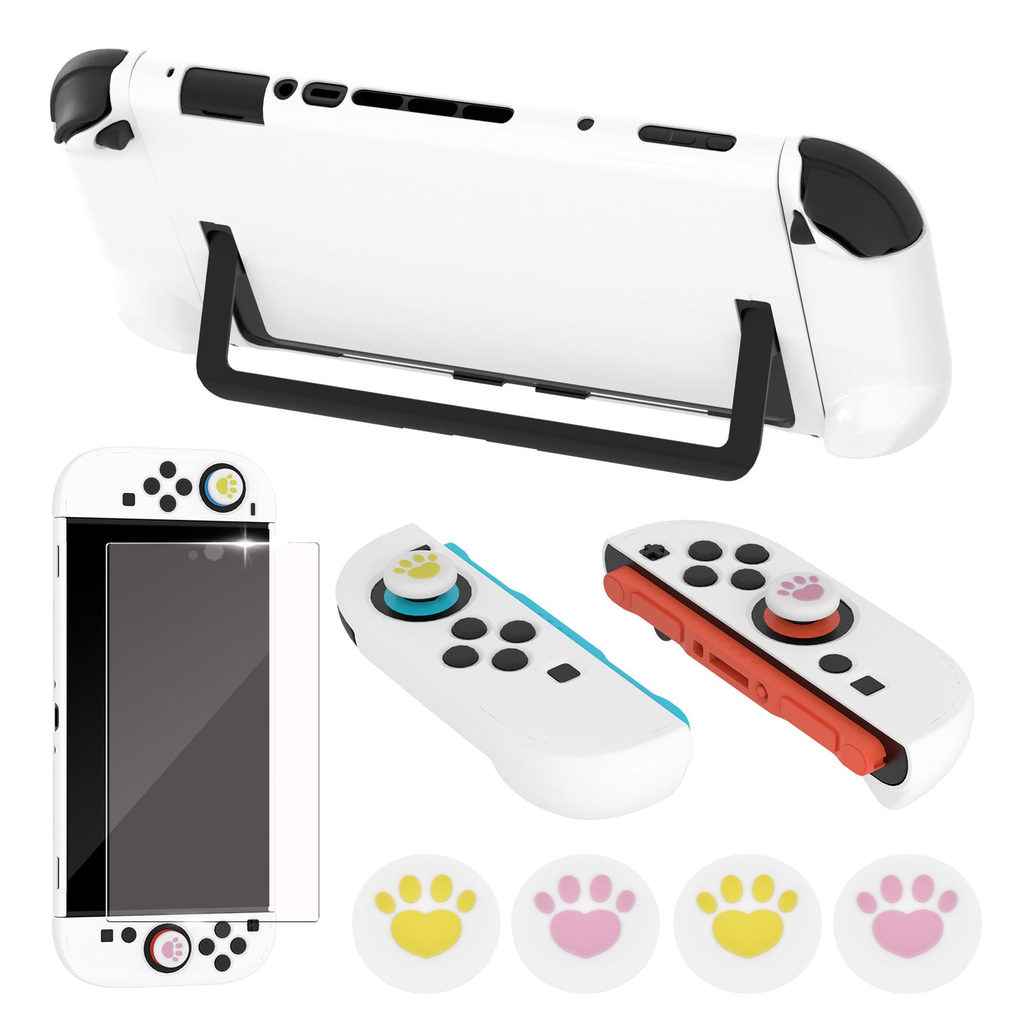 Applicable to Nintendo Switch 2 protective case set switch 2 skin-friendly gradual change case button cap explosion-proof film
